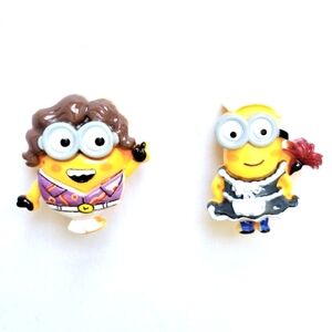 💎 3/$25 Two Minion Figurines Ear Clips